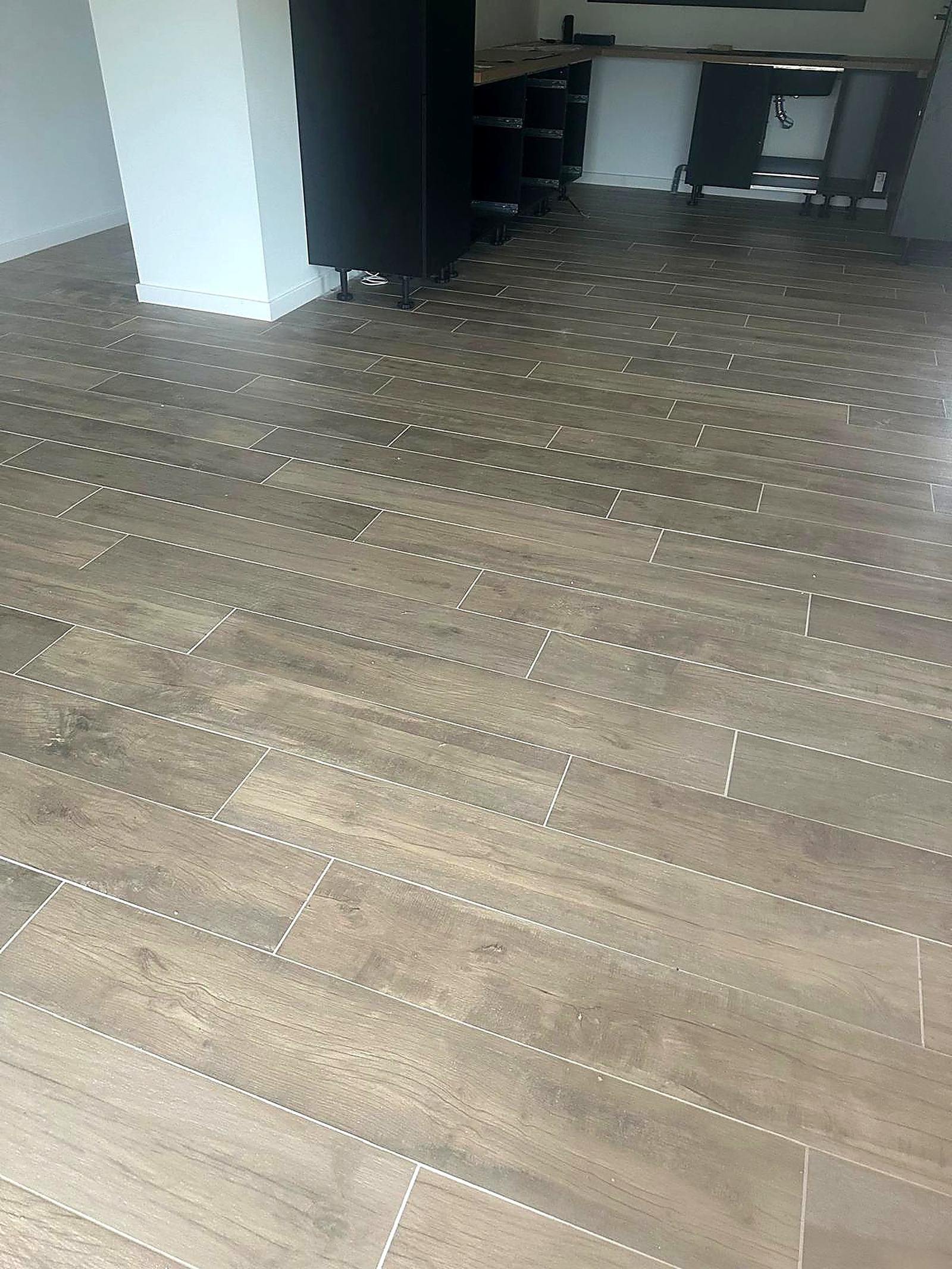 Parquet imitation dans un séjour